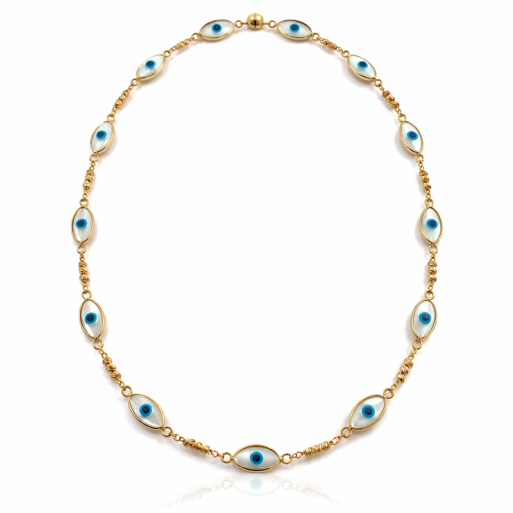 
                  
                    Evil Eye Necklace/18K YG
                  
                
