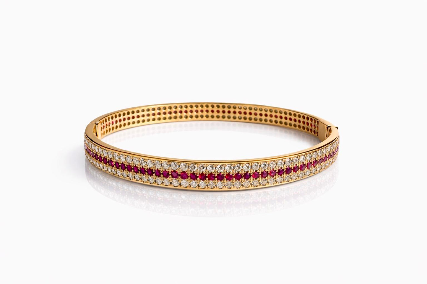 
                  
                    Circle Of Life Bangle, Diamond/Rubies YG
                  
                