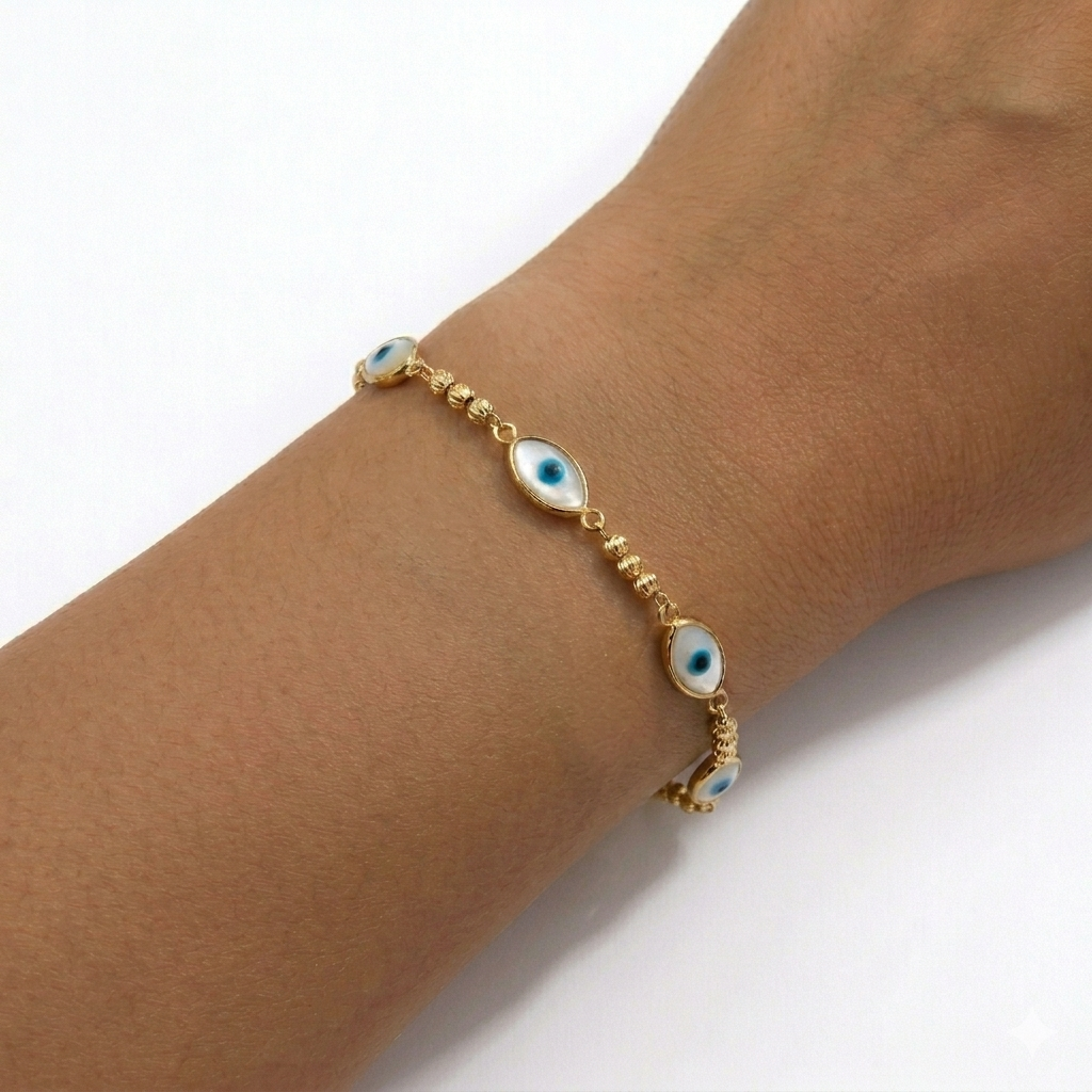 
                  
                    Evil Eye Single Bracelet/18K YG
                  
                
