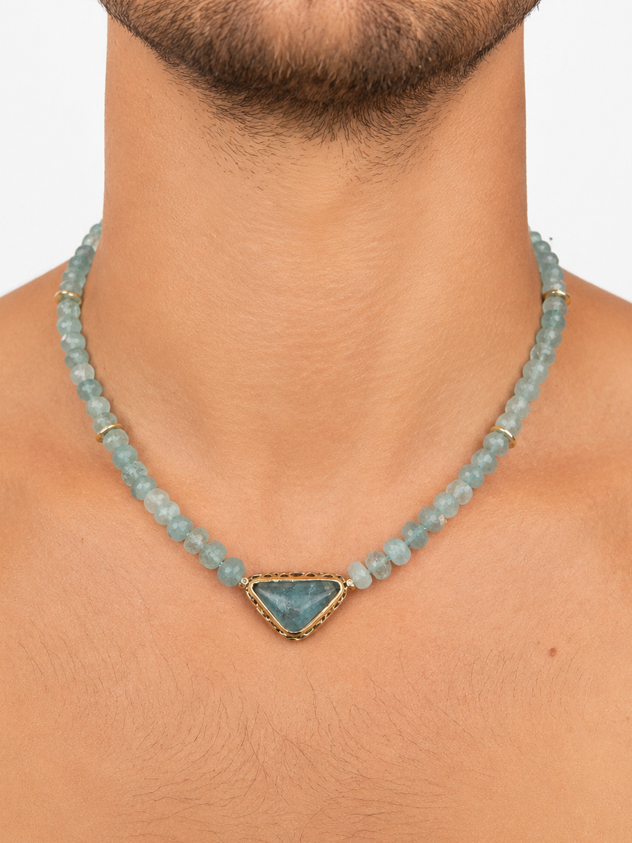 
                  
                    Aquamarine Necklace/18K YG
                  
                