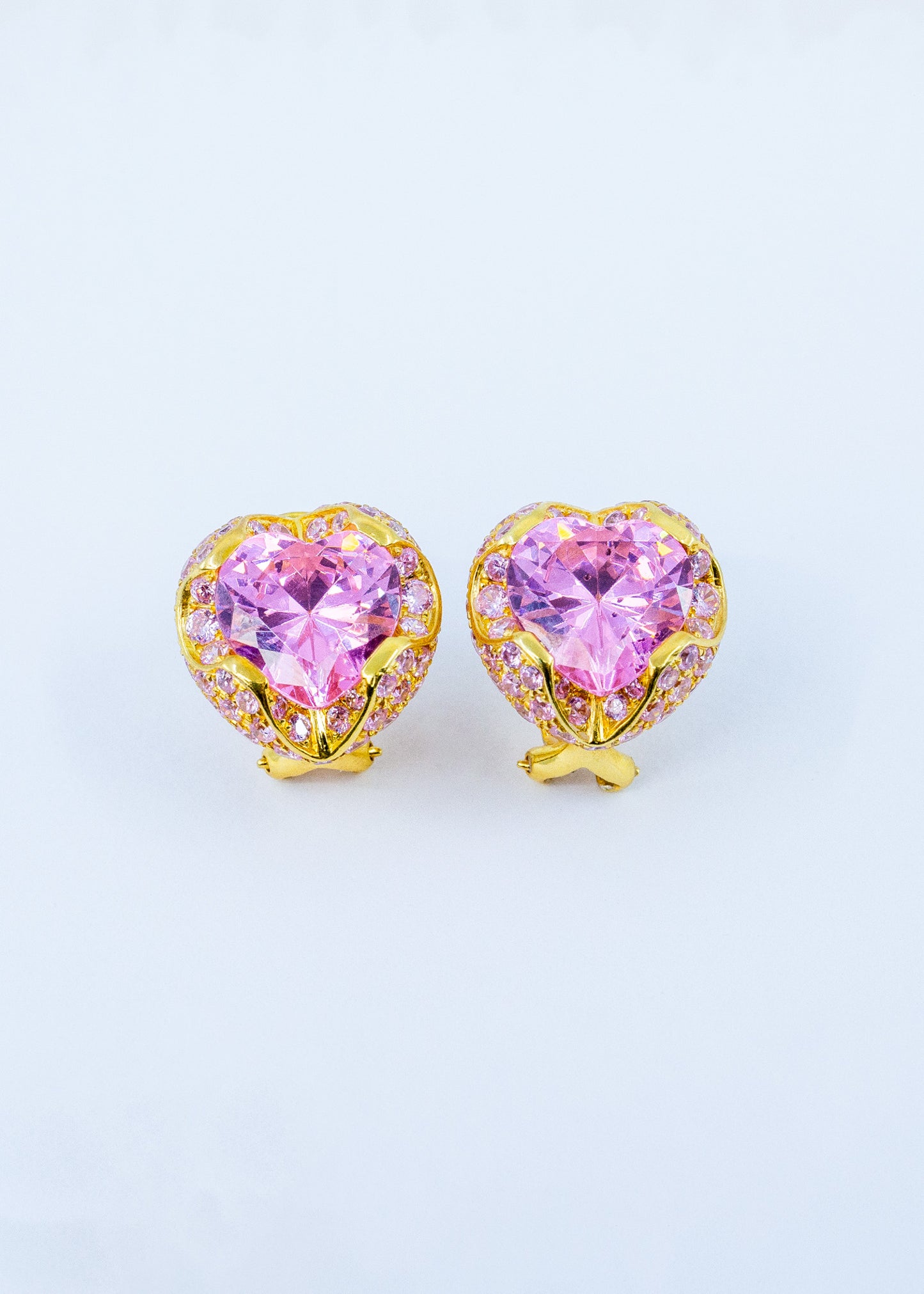 
                  
                    Ezgi Earrings, Pink Sapphire, YG
                  
                