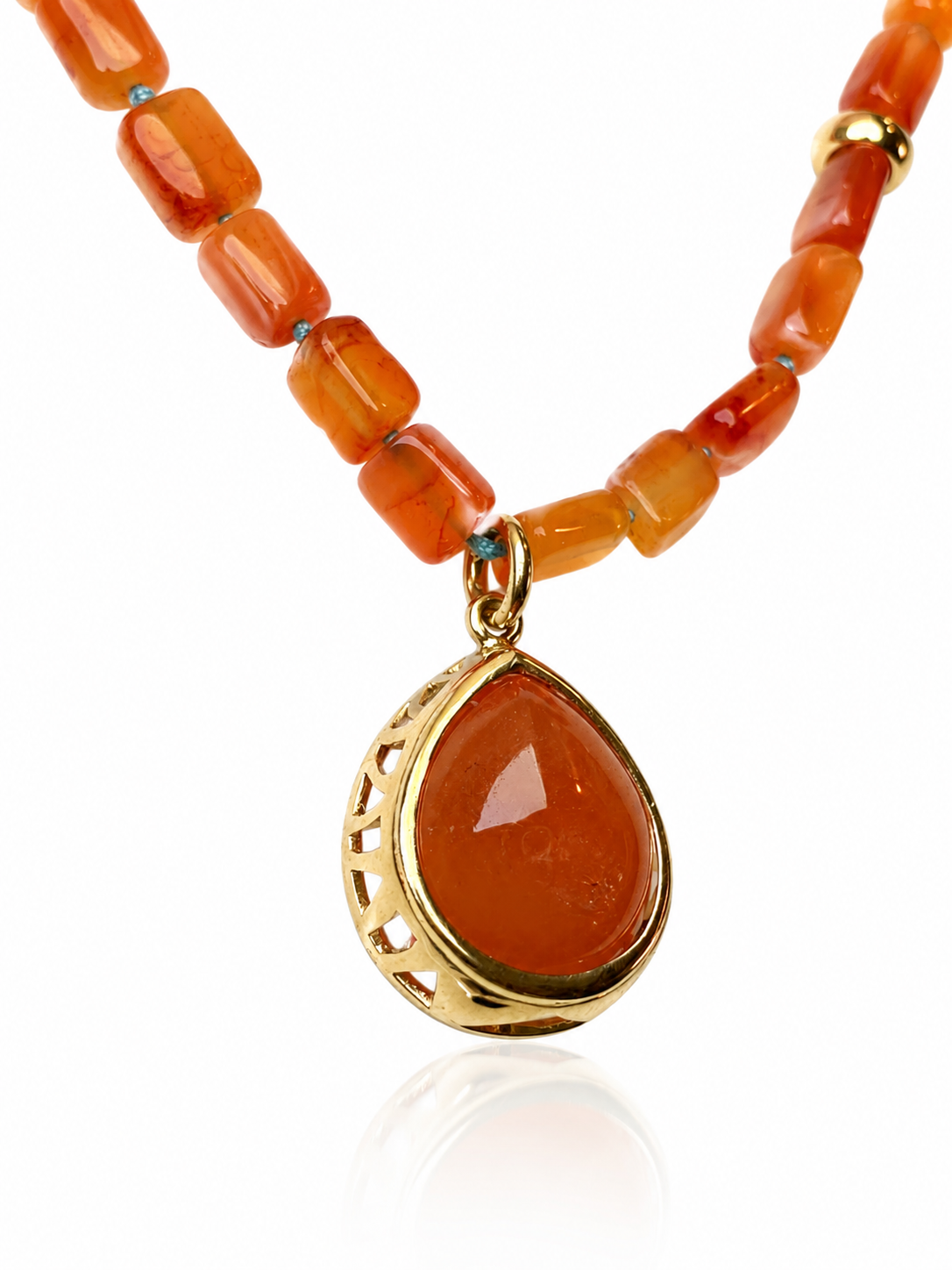 
                  
                    Mandarin Garnet And Carnelian Necklace/18K YG (Kopie)
                  
                