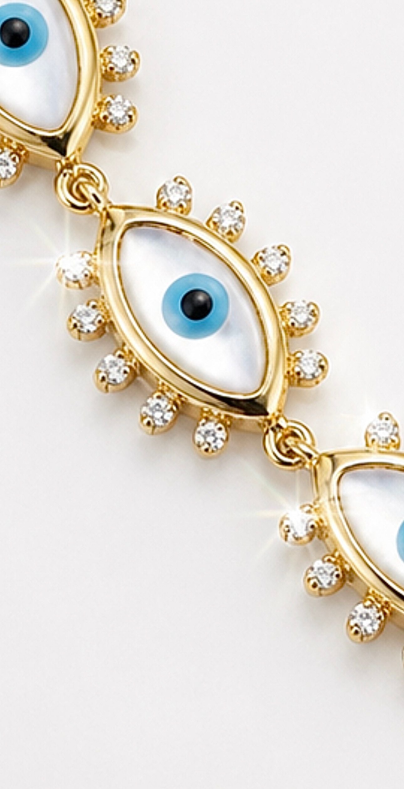 
                  
                    Evil Eye Diamond Choker/18K YG
                  
                