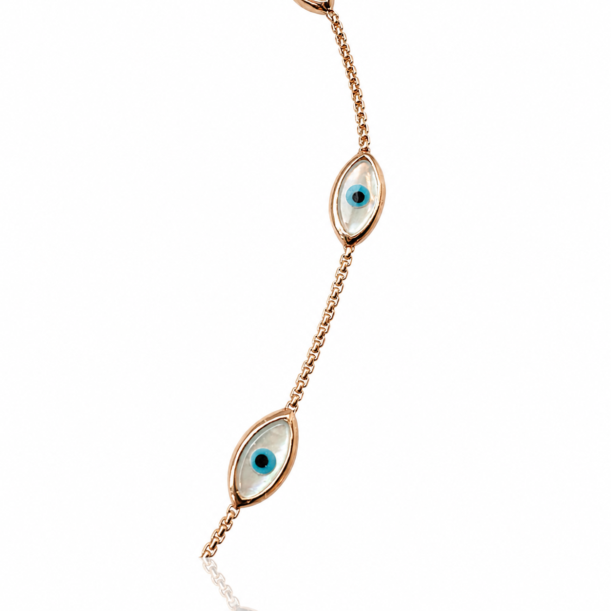 
                  
                    Evil Eye Mandarin Garnet And Zircon Necklace/18K RG
                  
                